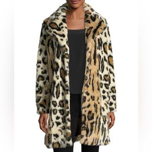 CUPCAKES AND CASHMERE | FAUX FUR COAT